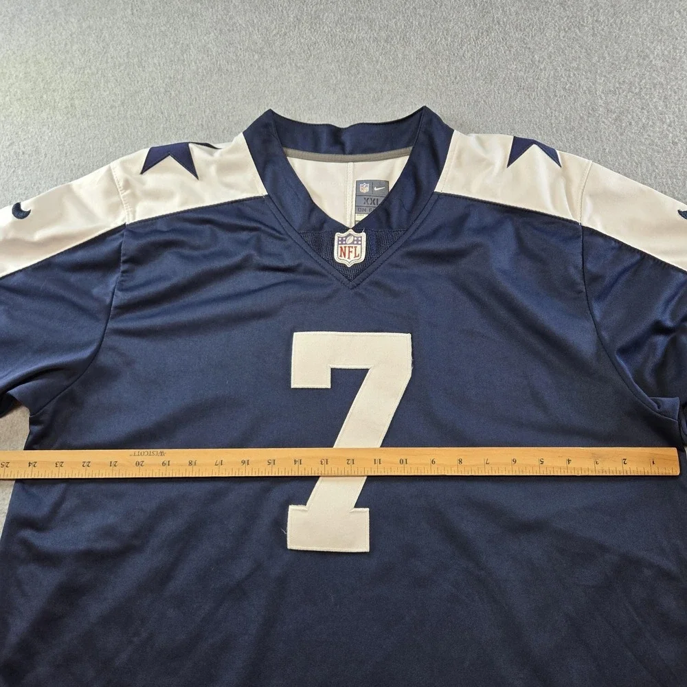 Dallas Cowboys Jersey Mens 2XL Blue NFL Football‎ DIGGS 7 Nike On Field